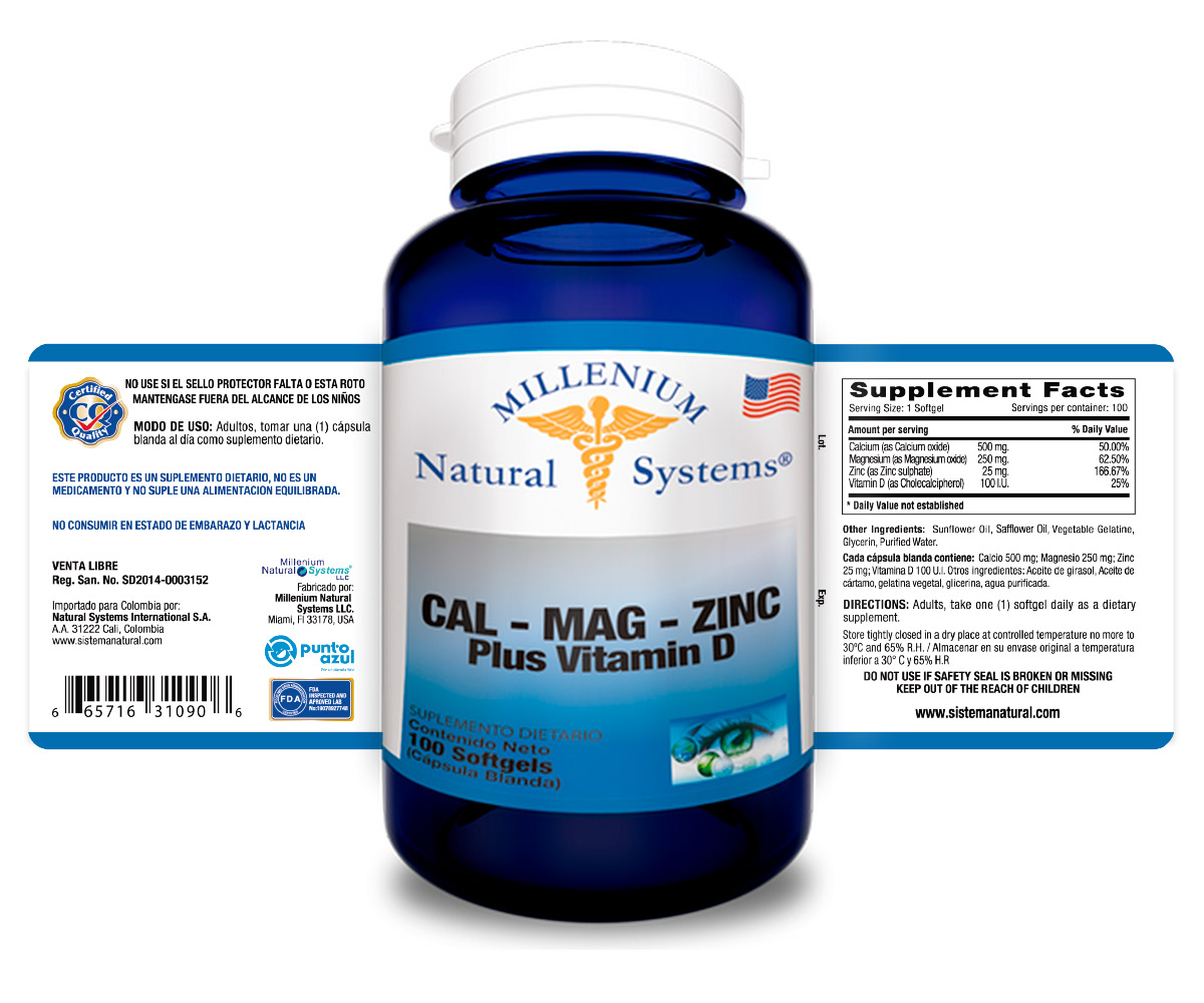 Cal Mag Zinc Plus Vitamin D