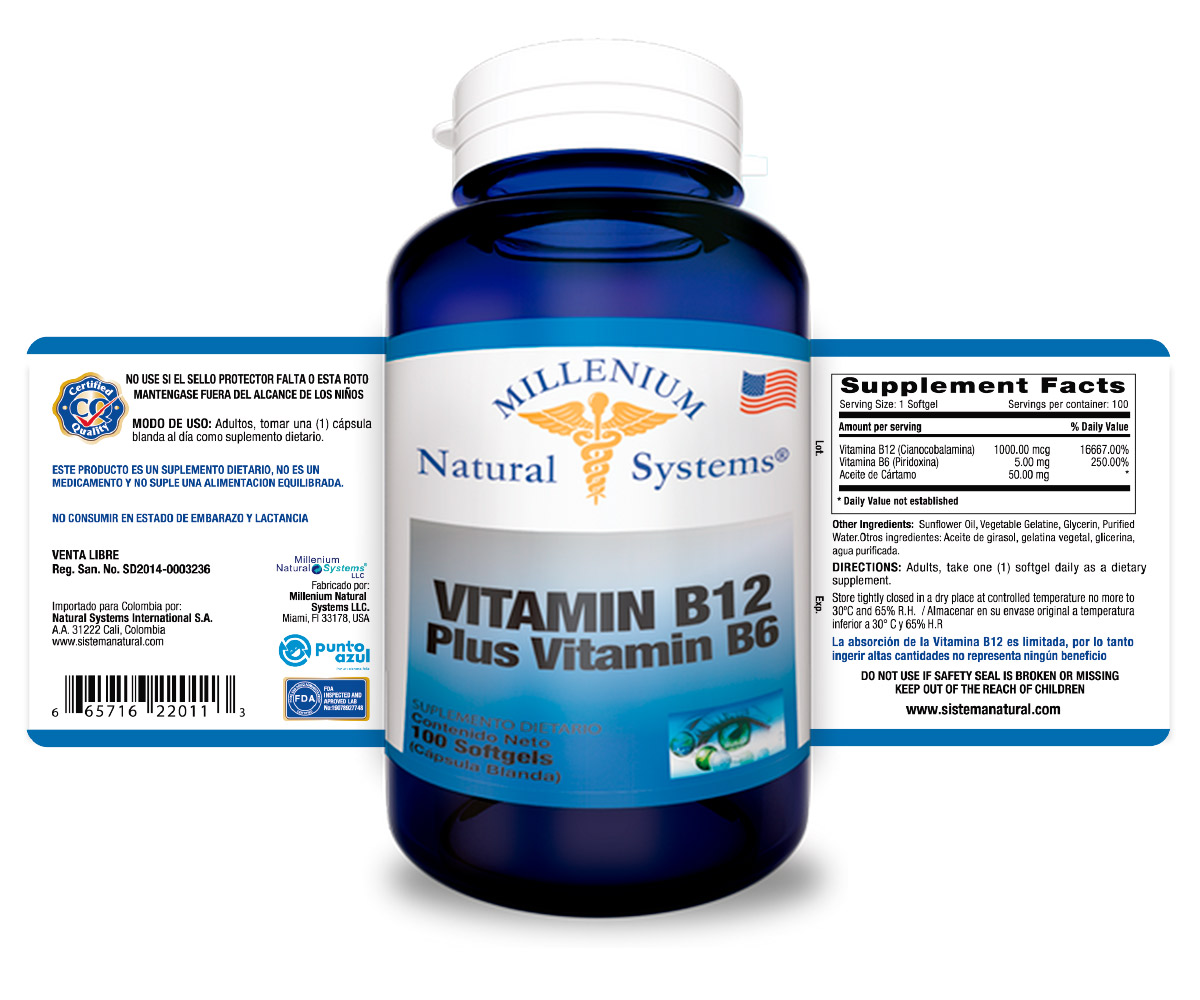 Vitamina B12 Plus Vitamina B6