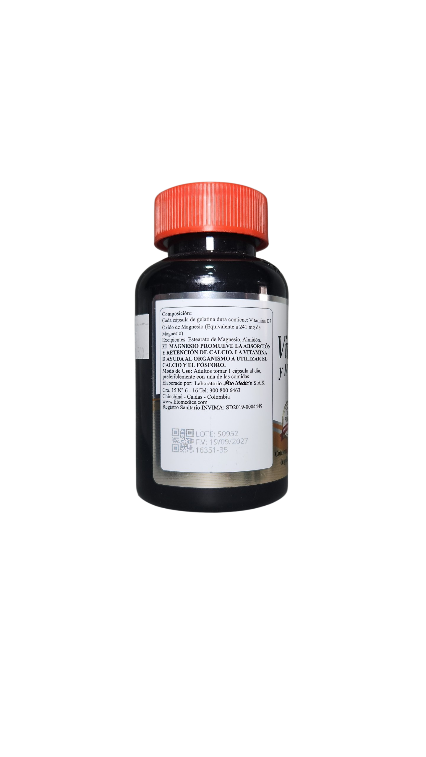 Vitamina D3 con Magnesio