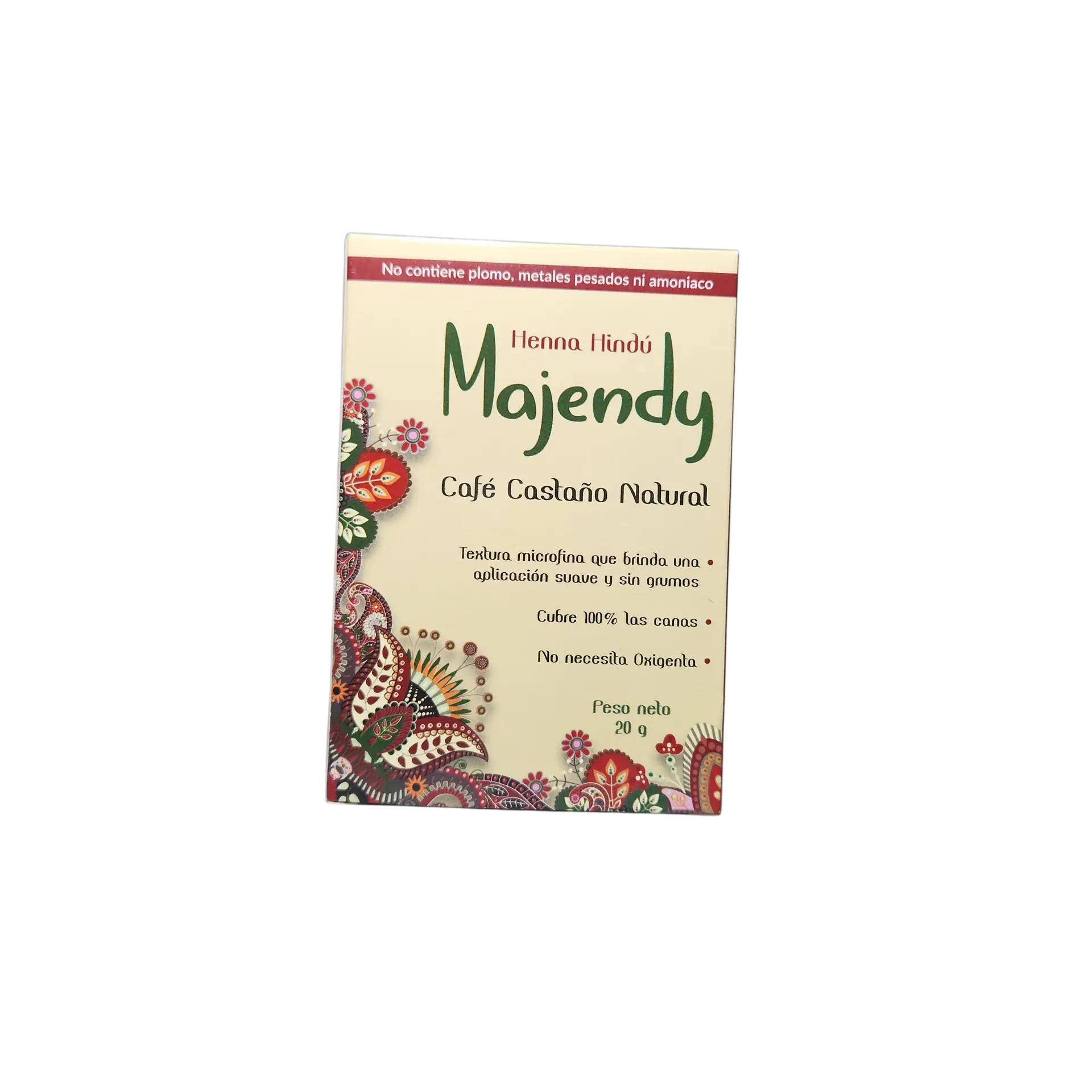 Henna Hindú Majendy Café Castaño Natural