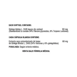Ginkgo Biloba 60 mg - Image 2