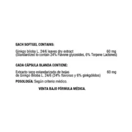 Ginkgo Biloba 60 mg - Image 2