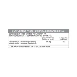 Chelated Potassium 99 mg - Image 2