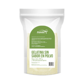 Gelatina sin sabor