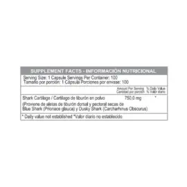 Shark Cartilage 750 mg - Image 2