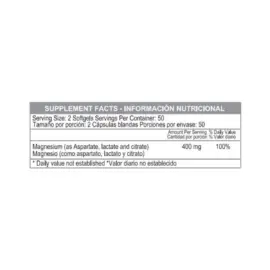 Super Magnesium Formula 400 mg - Image 2