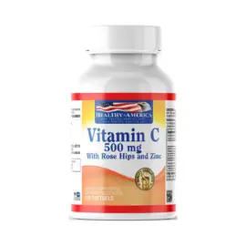 Vitamin C 500 mg with Rose Hips and Zinc - Image 1