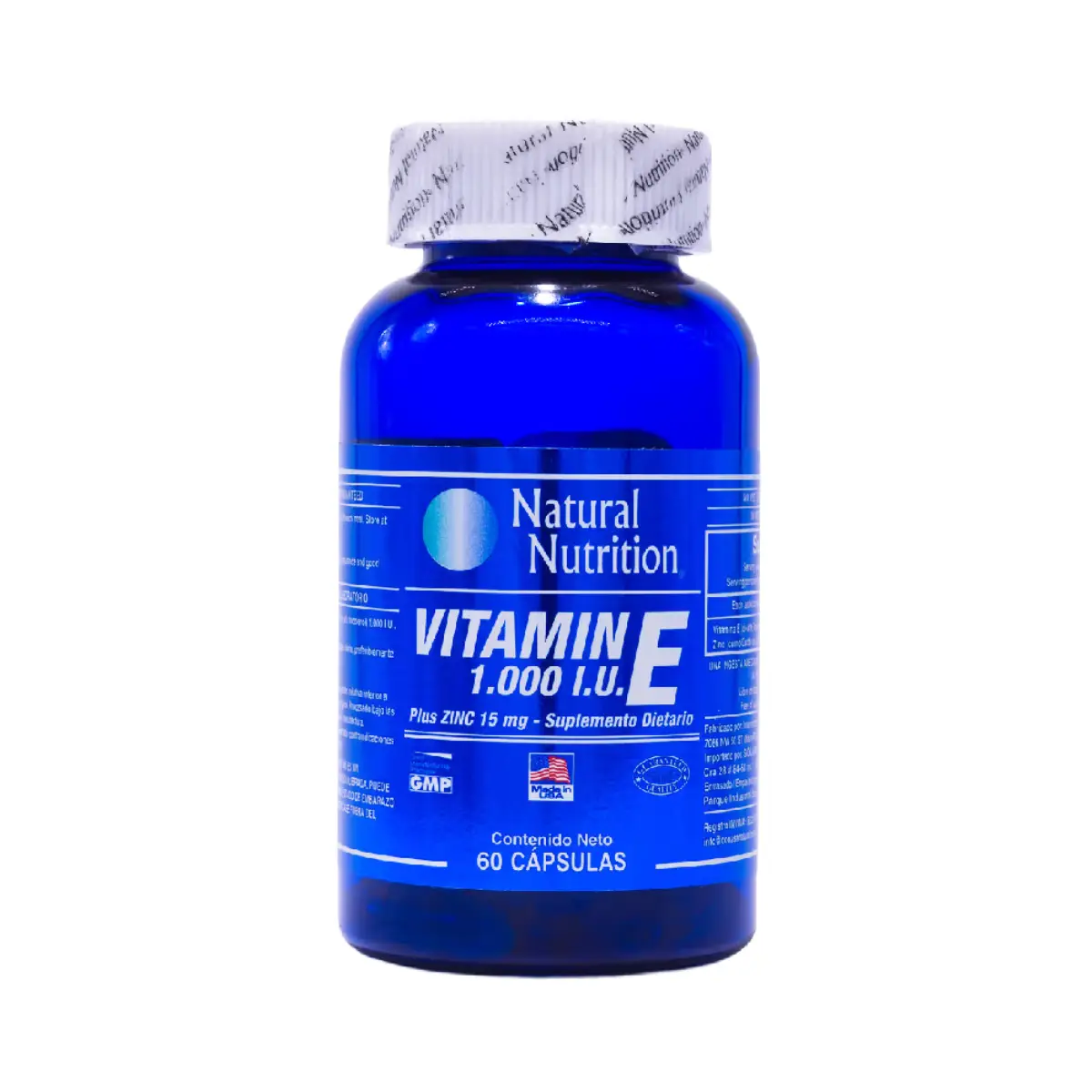 Vitamina E 1000 UI Plus Zinc